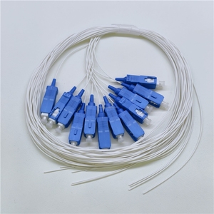 สายพิกเทลไฟเบอร์ออปติกแบบ Single Mode Simplex สีขาว ขนาด 0.9 มม. หุ้มฉนวน LSZH สำหรับอุปกรณ์ไฟเบอร์ออปติก ระดับโทรคมนาคม SC UPC - Product Image 6