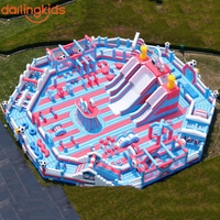 Parc d'attractions gonflable extérieur, château gonflable, trampoline gonflable, aire de jeux gonflable