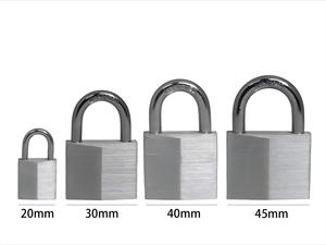 Bán nóng hình kim cương nhẹ kích thước 45mm-Ổ khóa nhôm thời trang cho nhu cầu bảo mật của bạn - Product Image 3