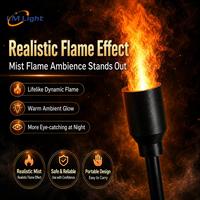 Lampe à flamme électrique 3D portable à LED LM Factory, machine à fumée atomisante pour effets de scène de mariage et de fête, lumière de flamme