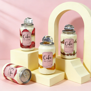 กระป๋องพลาสติกใส PET สำหรับขายส่ง ขนาด 250 มล. 330 มล. 500 มล. กระป๋องใสเปล่าสำหรับบรรจุเค้ก ของหวาน พุดดิ้ง - Product Image 4