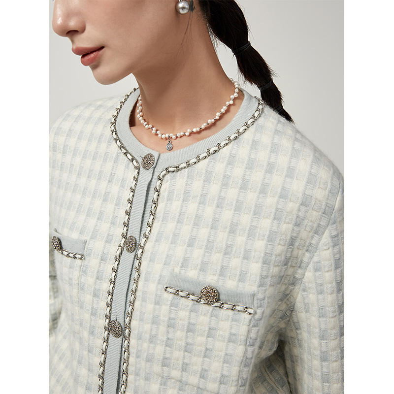 ลายตารางสีฟ้า