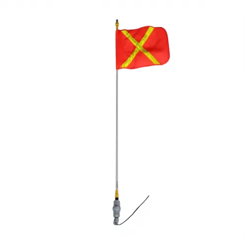 Chset 2021 LED WARNUNG Mining FLAG Sicherheits peitsche mit Feder und Licht