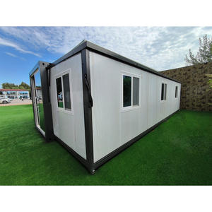 Casa plegable expandible montaje desmontable casa móvil al aire libre contenedor temporal casa 2 dormitorios 1 sala de estar 1 baño - Product Image 3