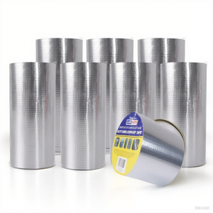 Ruban adhésif en caoutchouc butyle imperméable à l'eau <span class=keywords><strong>Bande</strong></span> d'étanchéité en feuille d'aluminium <span class=keywords><strong>Bande</strong></span> d'étanchéité pour la réparation des fuites de toit Ruban étanche à l'eau - Product Image 1