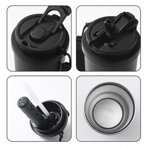 High Quality 25Oz Double Walled 750Ml Stainless Steel Insulated Stan Shape Vacuum Tumbler Coffee <b>Mug</b> Cups With <b>Tea</b> <b>Infuser</b> Rope - Product Image 3