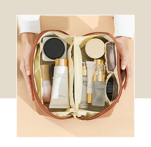Custom Makeup <strong>Bag</strong> Portable PU Leather Waterproof <strong>Toiletry</strong> Pouch Travel Make up <strong>Bag</strong> Multifunctional Brush Cosmetic <strong>Bag</strong> <strong>for</strong> <strong>Women</strong> - Product Image 3