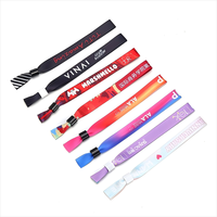 Nouveau design personnalisé bracelet en satin pour festival bracelets promotionnels par sublimation pour événements