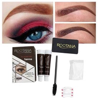 Teinture permanente Rotana pour cils et sourcils, formule au henné sans ammoniaque, crème colorante naturelle pour barbe blanche, certifiée MSDS