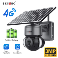Caméra solaire Sectec Hot HD 4G de haute qualité support de moniteur étanche IP66 extérieur système alimenté par énergie solaire réseau Ip personnalisé