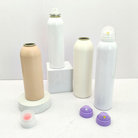 Bouteilles aérosols en aluminium vides durables, capacité personnalisable 200 ml 250 ml, pour laque capillaire, mousse et gel douche