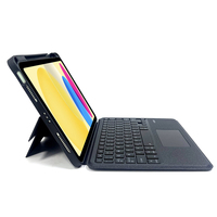 Clavier modulaire 4-en-1 avec pavé tactile multi-gestes, compatible avec 3 appareils, pour iPad Pro M2/M4, idéal pour le dessin