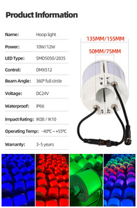 Éclairage LED de type anneau pour <span class=keywords><strong>pont</strong></span>, cercle complet à 360°, installation non-pénétrante, indice de protection IP66, pour <span class=keywords><strong>pont</strong></span> suspendu à câbles - Product Image 3