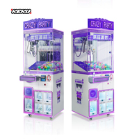 Machine à griffes pour poupées avec des prix excitants et un jeu de poussée de pièces pour enfants, Nouveauté