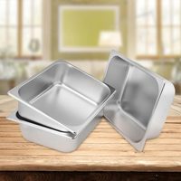 Bestseller 4 Zoll tiefe Edelstahl Dampf tisch pfannen Anti-Jamming Steam Pan