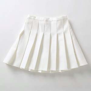 21622025 New Arrival Infant Baby <b>Girls</b> Pleated <b>Skirts</b> Toddler Kids Short Dress Clothing Solid White pink Preppy Casual Outfit - Product Image 4