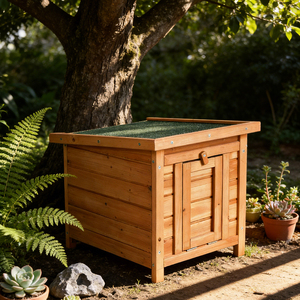 Vente en gros usine : <span class=keywords><strong>Cage</strong></span> à lapins et hamsters en bois respirante et écologique, mobilier extérieur pour lapins toutes saisons - Product Image 6