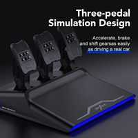 Volant de course PXN V99 pour PC, volant de course détachable à 270/900 degrés pour simulateur de course pour PC/Xboxes One/Xboxes Series X/S/PS4