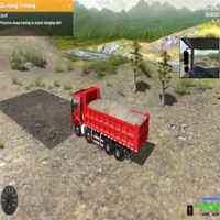 Simulateur de camion à benne basculante machine d'ingénierie pratique d'enseignement 1: 1 simulation de camion à benne basculante VR