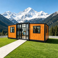 Maison Modulaire Préfabriquée Pliable 3-4 Chambres, Mini-Maison Préfabriquée, Maisons Préfabriquées 20ft 30ft 40ft, Maison Conteneur Extensible