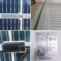 Panneaux solaires monocristallins bifaciaux double vitrage JA Solar JAM54D40 LB de type N 440W-460W, rendement 23%, pour usage résidentiel et commercial