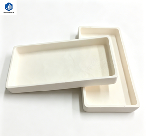 Bandeja de cerámica/placa de cerámica para sinterización, bandeja de cerámica de alúmina resistente a altas temperaturas para horno industrial - Product Image 1