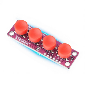 Módulo de Interruptor Independiente de Cuatro Teclas de Tacto Ligero, Compatible con 3.3V/5V para Placa de Desarrollo Raspberry Pi 51, Kit de Microcontrolador - Product Image 5