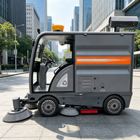 ZMT E-93 G40 Balayeuse routière électrique robuste avec moteur, lavage haute pression, bac à déchets 240L, capacité de montée 30°