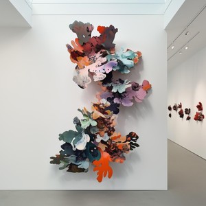 Vincentaa - Arte Mural Metálico <span class=keywords><strong>3D</strong></span> Personalizado, Decoración de Pared con Flores Metálicas para Vestíbulos de Hoteles e Interiores Comerciales - Product Image 1