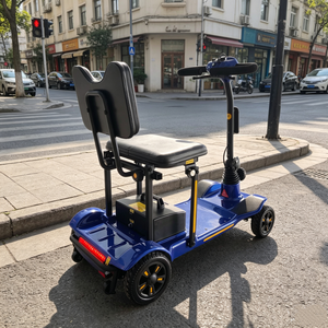 <span class=keywords><strong>Scooter</strong></span> de mobilité pliable léger à quatre roues, moteur sans balais, batterie au lithium 24V, scooters <span class=keywords><strong>pour</strong></span> seniors, voyage compact - Product Image 5