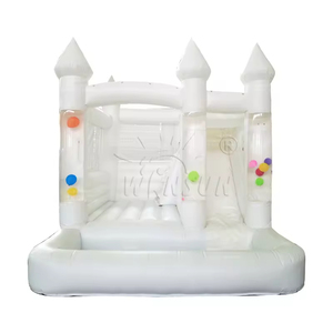 Château gonflable de luxe personnalisé WINSUN en PVC pour l'extérieur, trampoline commercial, maison de rebond gonflable pour mariage et fête, certifié CE - Product Image 5