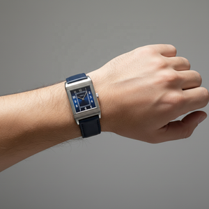 <span class=keywords><strong>Orologio</strong></span> <span class=keywords><strong>da</strong></span> <span class=keywords><strong>Polso</strong></span> di Lusso con Quadrante Personalizzato, Cassa Rettangolare Reversibile in Acciaio Inossidabile, <span class=keywords><strong>Orologio</strong></span> <span class=keywords><strong>al</strong></span> Quarzo <span class=keywords><strong>da</strong></span> Uomo Vintage - Product Image 3