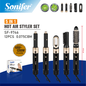 เครื่องจัดแต่งทรงผม Sonifer SF-9746 พร้อมอุปกรณ์เสริม 5 ชิ้น เครื่องม้วนผมอัตโนมัติ 1200 วัตต์ ปรับอุณหภูมิได้ 3 ระดับ ลมเย็นจัด จัดแต่งทรงผมได้รวดเร็ว - Product Image 3