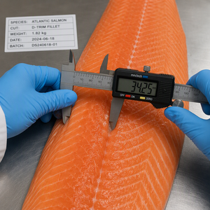 Filetto <span class=keywords><strong>di</strong></span> <span class=keywords><strong>Salmone</strong></span> Congelato <span class=keywords><strong>di</strong></span> Grado Sashimi, Intero, Senza Pelle, 100% <span class=keywords><strong>Salmone</strong></span> Atlantico PBO per Ristoranti <span class=keywords><strong>di</strong></span> Sushi - Product Image 1