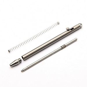 Mini stylos à bille métalliques en gros, en alliage de titane, pour signature professionnelle, avec logo personnalisé, idéaux pour les cadeaux d'événements d'entreprise - Product Image 5