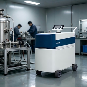 Détecteur de fuites à spectromètre de masse à hélium sur chariot à double vanne TX400, testeur de fuites industriel haute capacité fabriqué en Chine - Product Image 5