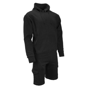 Conjunto de Sudadera con Capucha y Pantalones Cortos Personalizados Ecológicos de Verano al por Mayor, Conjunto de Sudadera con Capucha y Pantalones Cortos de Manga Larga de Invierno Estilo Urbano - Product Image 6