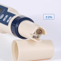 WESTTUNE EZ-9909 Testeur de pH de poche type stylo 5-en-1 TDS EC PH SEL TEMP Mètre de qualité de l'eau Fabriqué au Guangdong pour usage en laboratoire