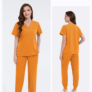 Uniforme de enfermera de hospital de manga corta 2025, accesorios para médicos, clínicas dentales, ropa de trabajo de belleza - Product Image 1