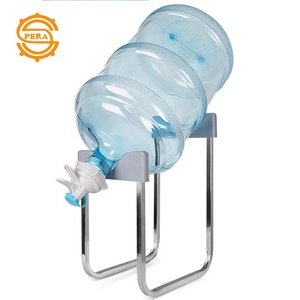 Grifos de botella de agua purificada de 5 galones para comenzar una vida saludable Blanco con grifos de plástico azul - Product Image 6