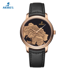 Akires 2019 nuevo diseño de cristal de zafiro, resistente al agua reloj automático para las mujeres OEM Reloj de mujer - Product Image 1