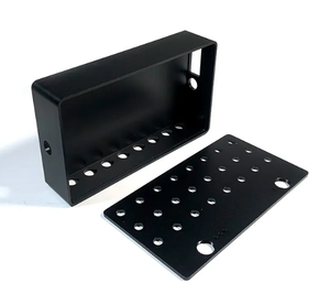 Renk anodize alüminyum ekstrüzyon paslanmaz çelik kum kabı muhafaza alüminyum alaşım CNC freze levha Metal kesme parçaları - Product Image 1