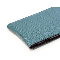 Porte-carte de score de golf personnalisé et couverture de livre de yardage, cuir PU de qualité supérieure multicolore, peau de crocodile, portable, imperméable, durable