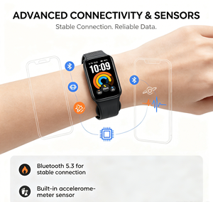 Mi Smart Band 11 Active ระบบแอนดรอยด์ หน้าจอ AMOLED 1.47 นิ้ว 60Hz สายซิลิโคน แบตเตอรี่ 300mAh ใช้งานได้ 21 วัน กันน้ำ 5ATM ฟังก์ชั่นดูแลสุขภาพ - Product Image 4