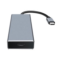 Hub USB C, station d'accueil USB C Adaptateur de station d'accueil pour ordinateur portable 7 en 1 Type C