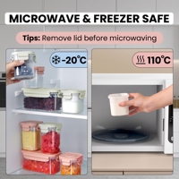 Lot de dix boîtes de conservation en verre pour le déjeuner, compatibles micro-ondes et réfrigérateur, avec couvercles hermétiques anti-fuite, vente en gros transfrontalière