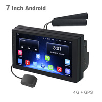 Radio Android Universal 2G+32G, Sistema 8.1, Reproductor de Auto de 7 Pulgadas y 2 DIN, Navegación GPS con WIFI/BT/AM/FM, Mirror Link, SIM 4G