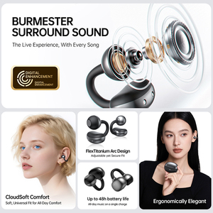 <span class=keywords><strong>2025</strong></span> Không Dây Cho Tai Nghe <span class=keywords><strong>Bluetooth</strong></span> Với LED Chỉ Số Pin Thiết Kế Mới Tai Clip Earbuds Hifi Hifi Tai Nghe-Có Sẵn Màu Xanh - Product Image 2