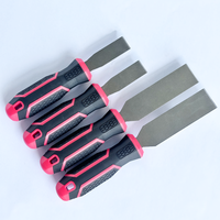 Ensemble de 4 grattoirs universels, ensemble de ciseaux plats CRV, ensemble de ciseaux à bois, outils à main industriels, lame multifonction, ensemble d'outils de grattoir pour joints