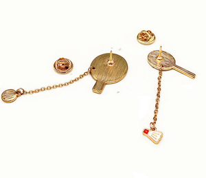 Pin <span class=keywords><strong>de</strong></span> solapa metálico <span class=keywords><strong>de</strong></span> esmalte duro y blando, personalizado y creativo, con diseño <span class=keywords><strong>de</strong></span> estampilla antigua tipo postal, ideal como regalo <span class=keywords><strong>de</strong></span> recuerdo para ropa. - Product Image 3